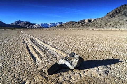 Sailing Stones of Death Valley